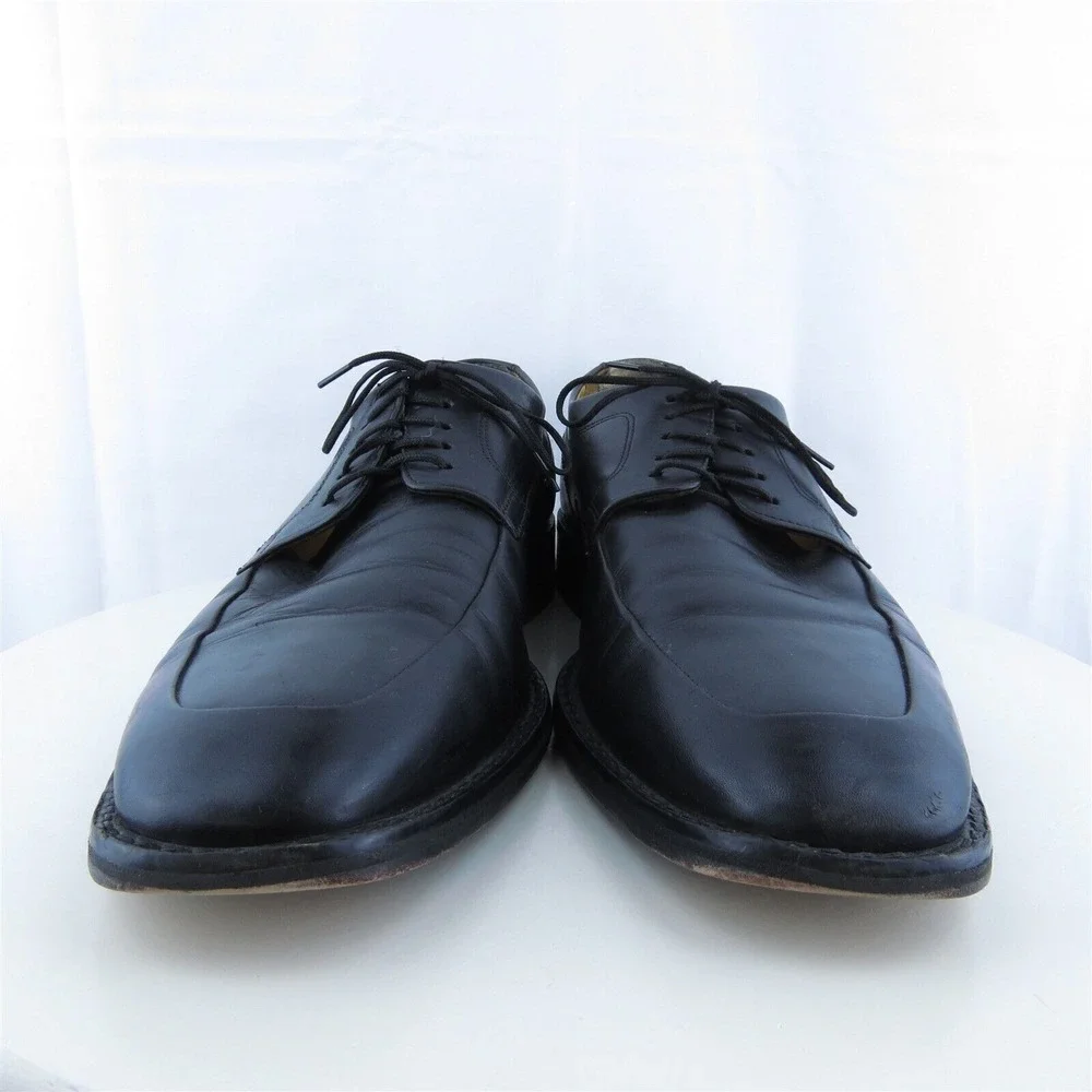 Cole Haan Men Derby Oxfords Shoes Black‎ Lace Up Size 9.5 Medium (D, M)